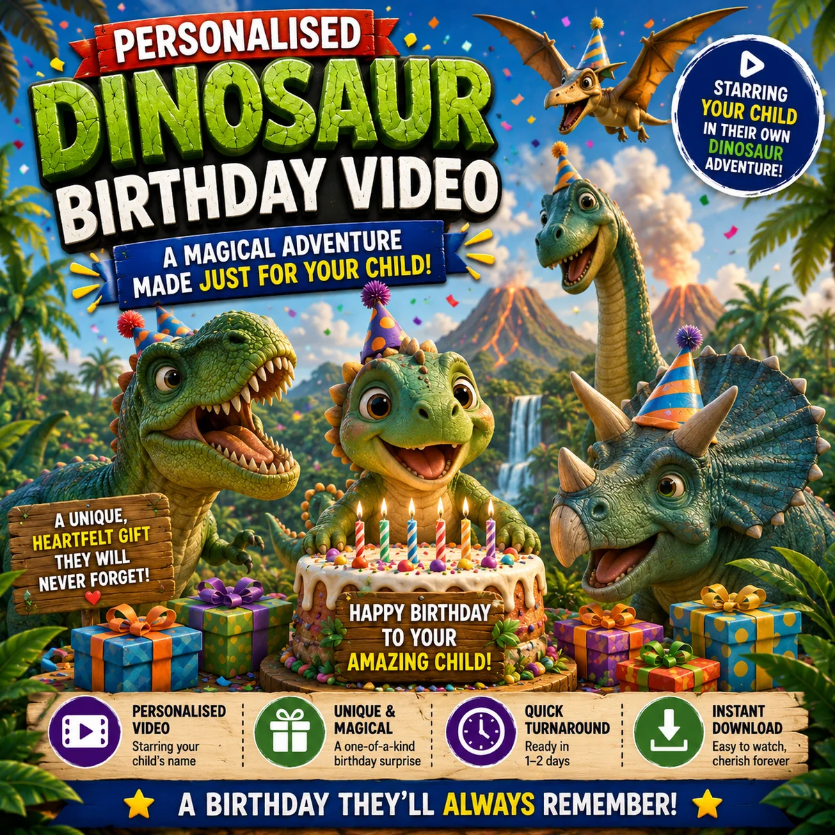 Dinosaur birthday theme