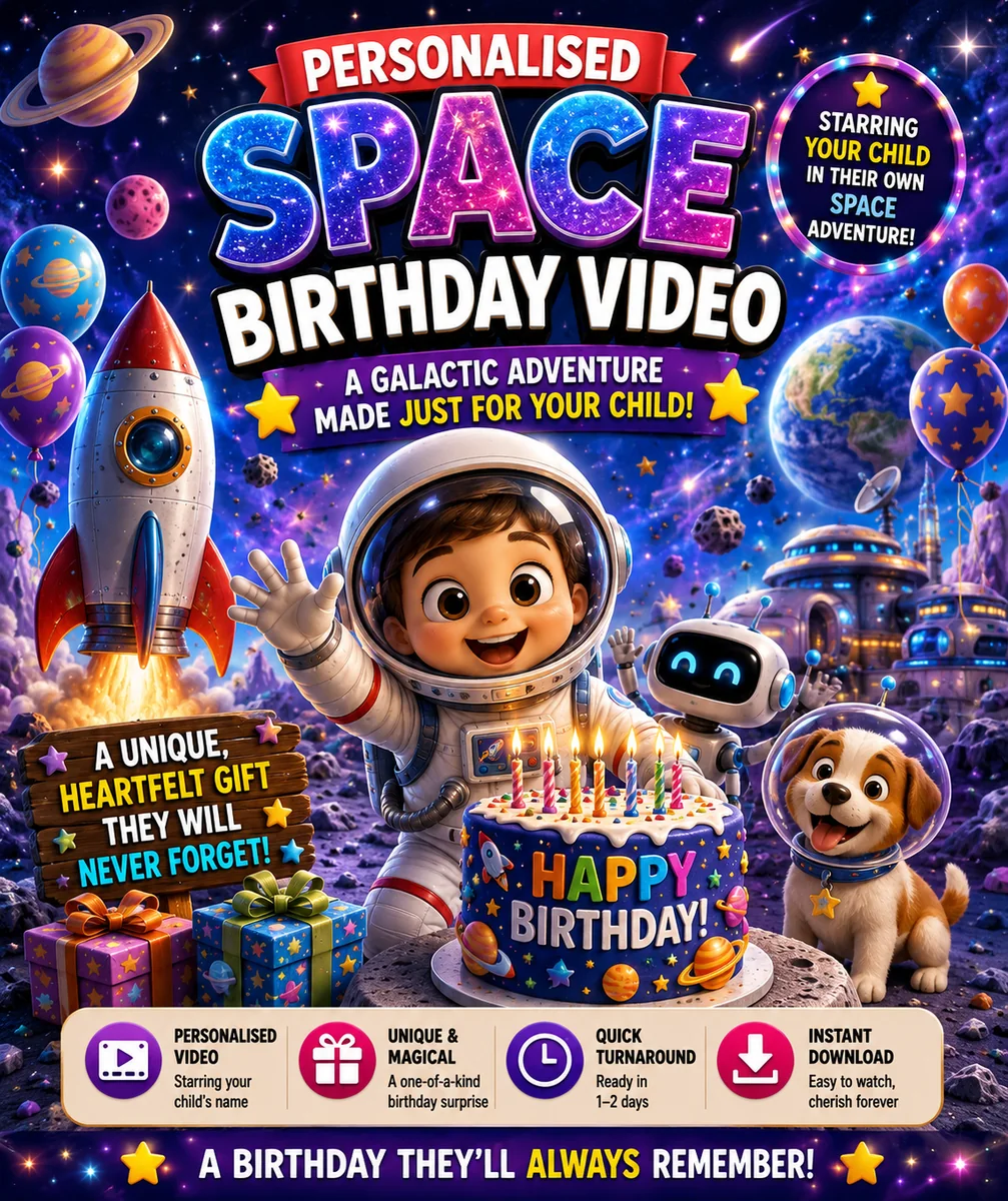 Space birthday theme