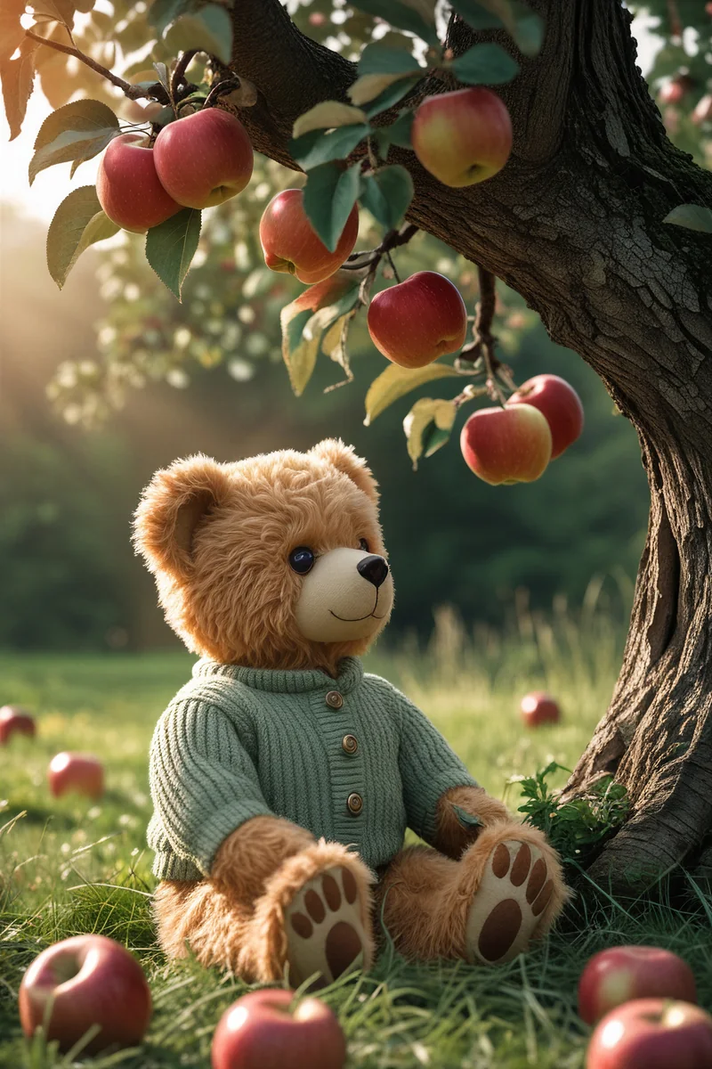 Theodore in the Apple Orchard